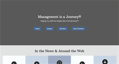 Desktop Screenshot of managementisajourney.com