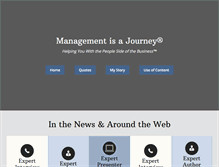 Tablet Screenshot of managementisajourney.com